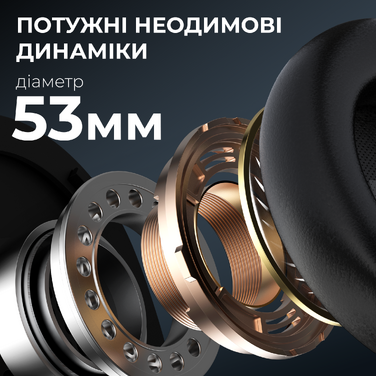 Дротова ігрова гарнітура Ajazz AHW10 Black (AHW10-B)