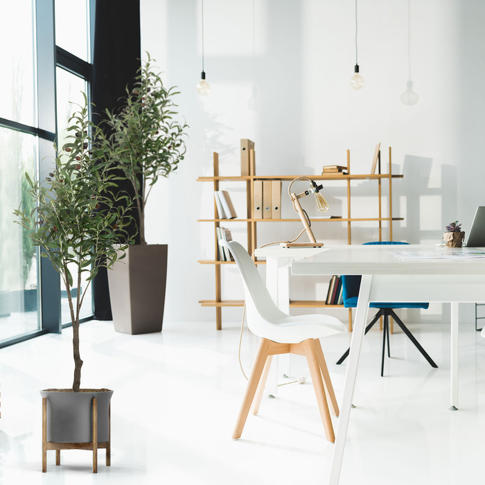 Штучна рослина / штучне дерево OLIVE пластик зелений 120 см hjh OFFICE