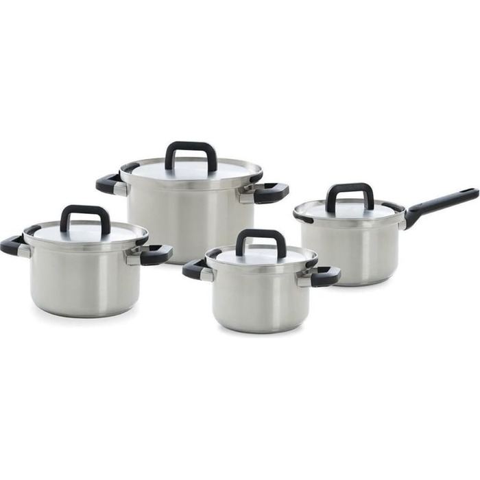 Набір каструль BK COOKWARE BV 123 FLOW COOL, 4 предмети, нержавіюча сталь