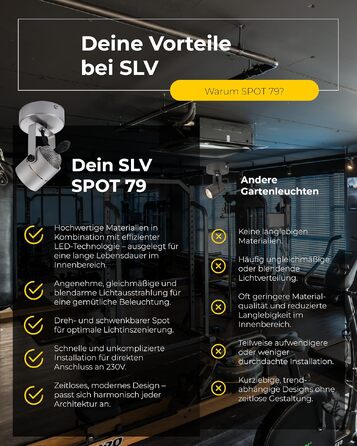 Світильник настінний та стельовий SLV SPOT 79, спот GU10 50 Вт, сріблясто-сірий