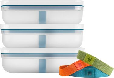 Набір вакуумних ланчбоксів ZWILLING Fresh & Save L, 3 шт, пластик, La Mer
