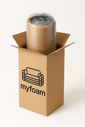 Диван Myfoam — тримісний пінопластовий диван із функцією спального місця