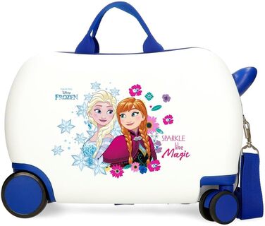 Дитяча валіза Disney Frozen, біла, для дівчаток