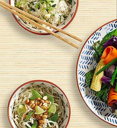 Вок KitchenCraft Pure Oriental з вуглецевої сталі з антипригарним покриттям, 20 см
