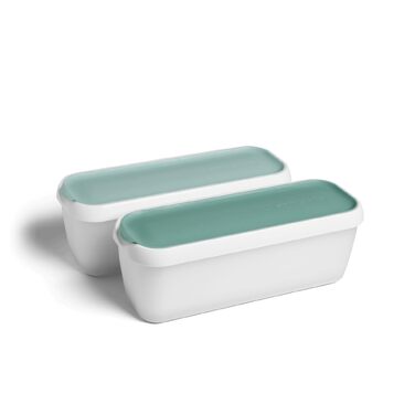 Контейнери для морозива SPRINGLANE, 2 шт., 1 л, м'ятний, BPA-free, харчовий пластик, для зберігання та заморожування