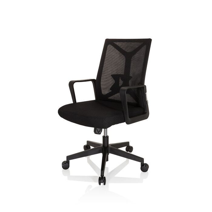 Офісне крісло / поворотне крісло ENCO Mesh Black Foldable hjh OFFICE