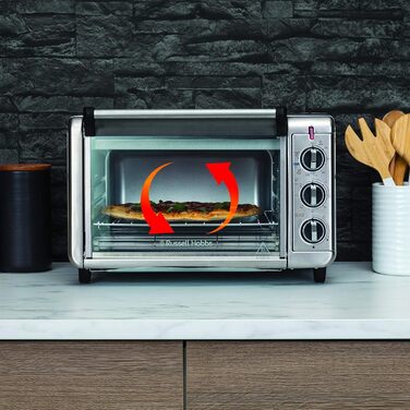 Мультифурна Russell Hobbs Airfryer Express 20л (5-в-1: фритюрниця, міні-піч, гриль, тостер, підігрів) з набором аксесуарів 26680-56