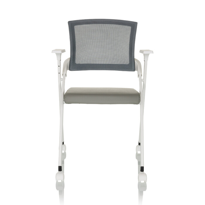 Крісло для відвідувачів / розкладне крісло PRIORITY II W Mesh / PU grey hjh OFFICE
