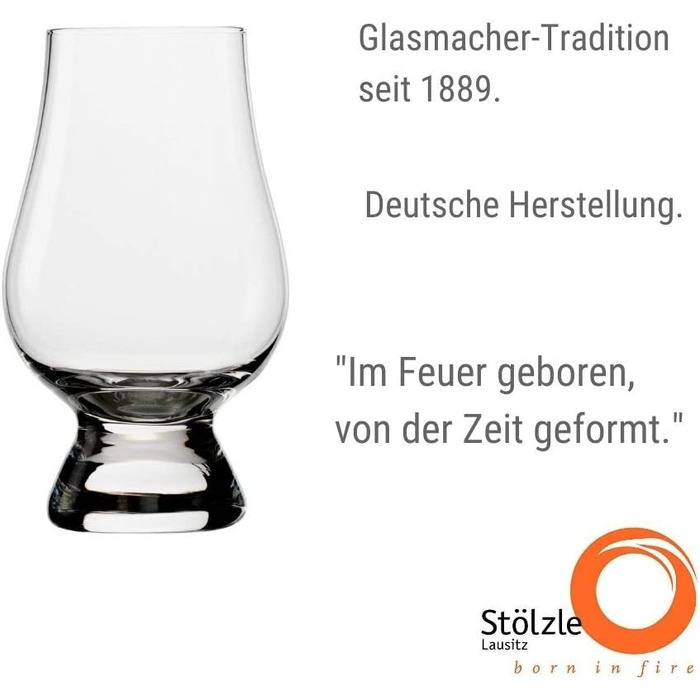 Набір склянок для віскі Glencairn, 4 шт, 190 мл, кришталеве скло, для дегустації, підходить для посудомийної машини