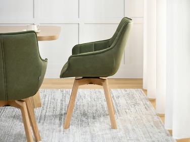 Стілець Mebel-Partner, оббивка тканина, зелений, 1 шт.