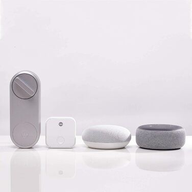 Yale Connect Wi-Fi Bridge для розумного замка, віддалений доступ, інтеграція з голосовим асистентом, білий