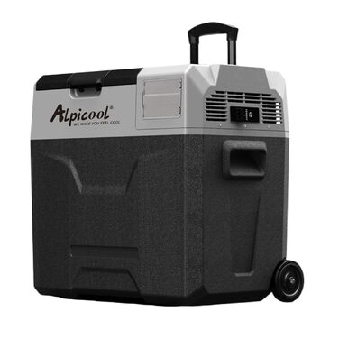 Автомобільний холодильник Alpicool CX50 50л компресорний, портативний, з USB, колесами та телескопічною ручкою для авто, кемпінгу, вантажівок, човнів