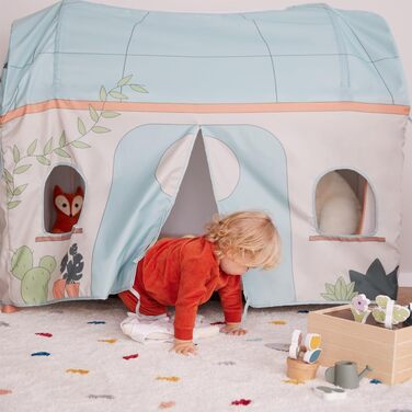 Дитяче складне ліжечко Hauck Dream N Play Plus XXL з матрацом, ігровим наметом та антимоскітною сіткою, переносна сумка, великий вхід, Dusty Cork