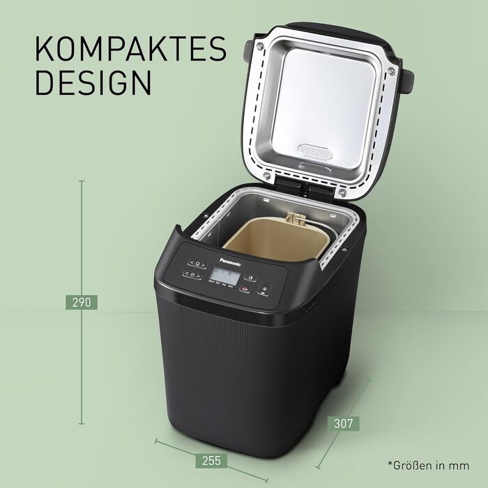 Хлібопічка Panasonic SD-PN100KXE Mini: компактна, 18 програм, безглютенова випічка, подвійні датчики температури