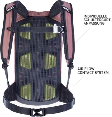 Рюкзак EVOC STAGE 6, 6 л, Dusty Pink, з регульованими лямками BRACE LINK, системою вентиляції AIR FLOW CONTACT, відділенням для інструментів, без гідратора, універсальний розмір