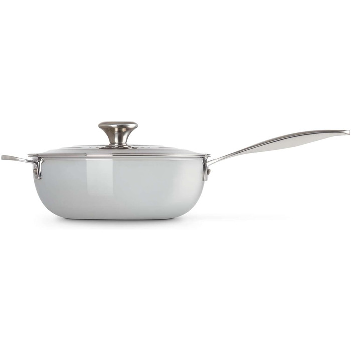 LE CREUSET Набір сковорідок з антипригарним покриттям 24 см (3 шт.) з нержавіючої сталі 3-ply PLUS
