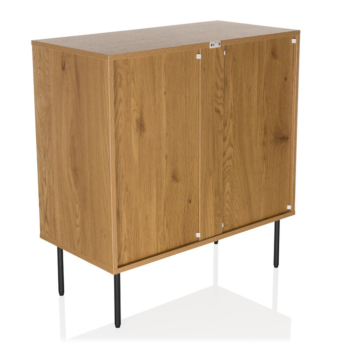 Комод LINNO K 80x40x85 см 4 шухляди дуб hjh LIVING