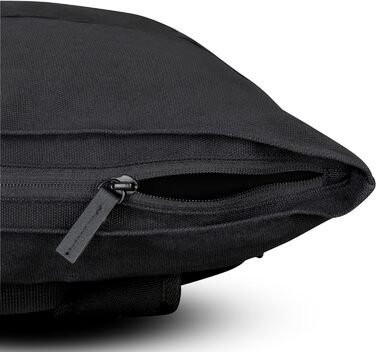 Рюкзак Johnny Urban Rolltop Adam Large для ноутбука 16'', водонепроникний, антрацит/чорний, міцний бавовняний канвас, унісекс