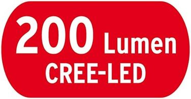 Світлодіодний налобний ліхтар Brennenstuhl LuxPremium із переднім та заднім підсвічуванням, для бігу, IP44, CREE-LED, 200 люмен, на батарейках, чорний