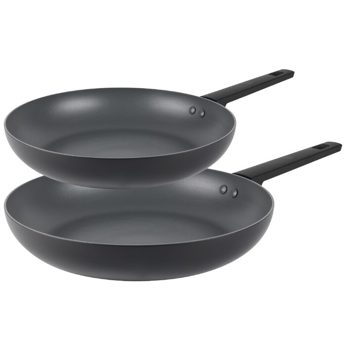 Набір сковорідок Russell Hobbs COMBO-8694 Shield (3 шт.): 20, 24, 28 см, індукція, антипригарне покриття, сірий колір