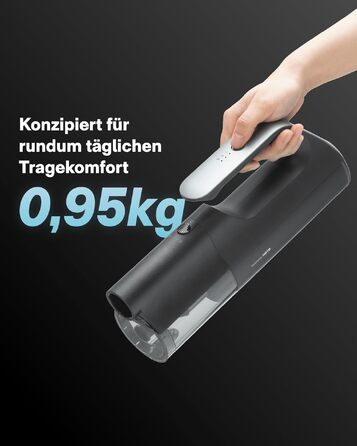 HOTO BlowVac™ портативний акумуляторний пилосос 23000Pa: для авто, дому, килимів, від шерсті тварин з функцією видування