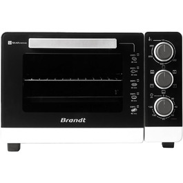 Міні-піч Brandt FC405MS: компактна, 40 л, 2100 Вт, 5 режимів, рівномірне приготування, сірий колір