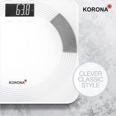 Діагностичні ваги Korona DEBBY 73510 з аналізом жиру, води, м’язової маси, BMI, до 180 кг