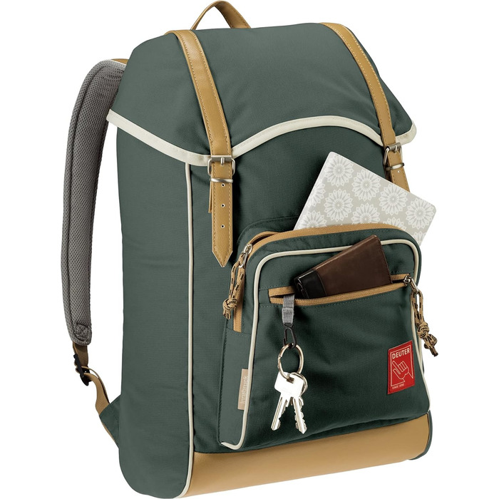 Рюкзак Deuter Innsbruck Vintage 22 л, міський, зелено-коричневий