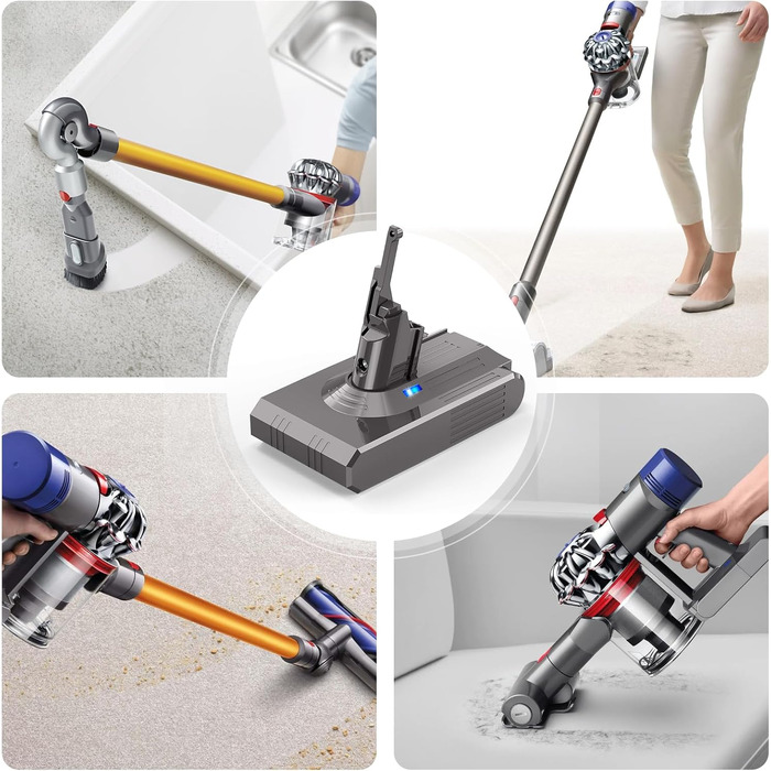 Акумуляторна батарея Dyson V8 21.6V 4600mAh Li-ion (ASUNCELL) - Оригінал, Замінна
