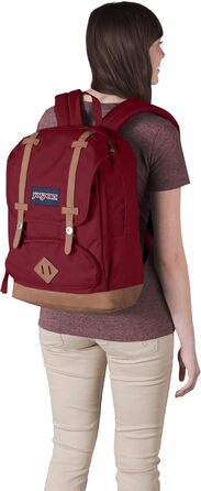 Рюкзак JanSport CORTLANDT з відділенням для ноутбука 15'' червоний, універсальний розмір