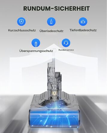 Акумулятор Morpilot V8 8000mAh для пилососів Dyson V8 Absolute Animal Motorhead Exclusive Fluffy, замінна батарея з 3 фільтрами