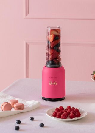Портативний міксер для смузі та молочних коктейлів CREATE MOI, 400 мл, скло, BPA-free, 230 Вт, кремово-білий, з лезами з нержавіючої сталі