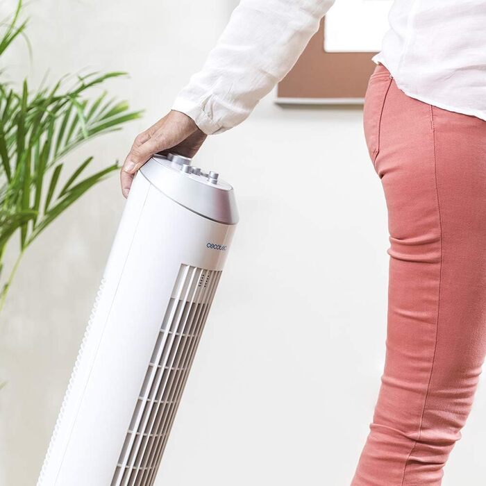 Вентилятор Cecotec EnergySilence 8090 Skyline 84 см, 60 Вт, з таймером, білий