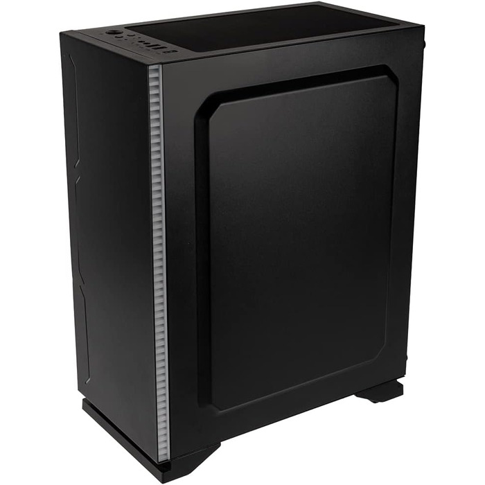 Корпус для ПК Kolink Inspire K11 ARGB Midi-Tower, чорний, з боковою панеллю з загартованого скла, RGB-вентилятор, підтримка водяного охолодження, ATX