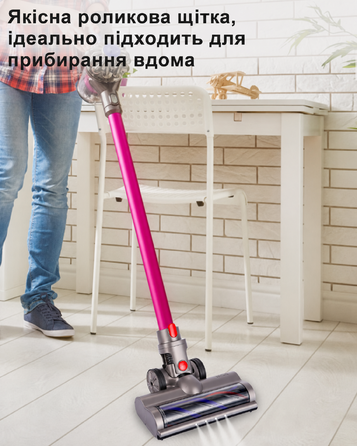 Насадка-щітка для пилососа Dyson V7/V8/V10/V11/V15, електрична турбощітка з роликовою щіткою, аксесуари для підлоги, 2 шт.
