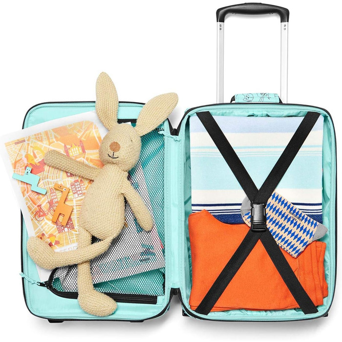 Дитяча валіза на колесах reisenthel Trolley XS, легка та практична, дизайн Cats and Dogs Mint