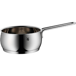 Каструля WMF Quality One 16 см без кришки, 1,7 л, молочний та макаронний сотейник з полірованої нержавіючої сталі Cromargan, для індукції, без покриття