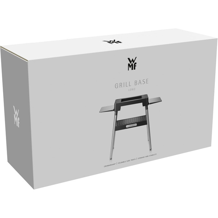 Основа для гриля WMF Lono Master-Grill 50x28 см з регульованими зонами нагріву, нержавіюча сталь, для барбекю на вулиці