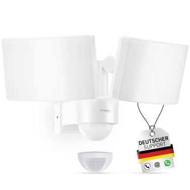 Світильник зовнішній LED Oktaplex Cali Dos Motion 40W з датчиком руху, IP65, тепле біле світло 3000K, антрацит, Master-функція