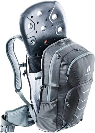 Велосипедний рюкзак Deuter Attack 22 EL з протектором, графітовий
