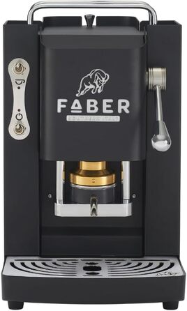 Кавомашина Faber Deluxe 3.0 ESE 44мм з електроклапаном, чорний/хром