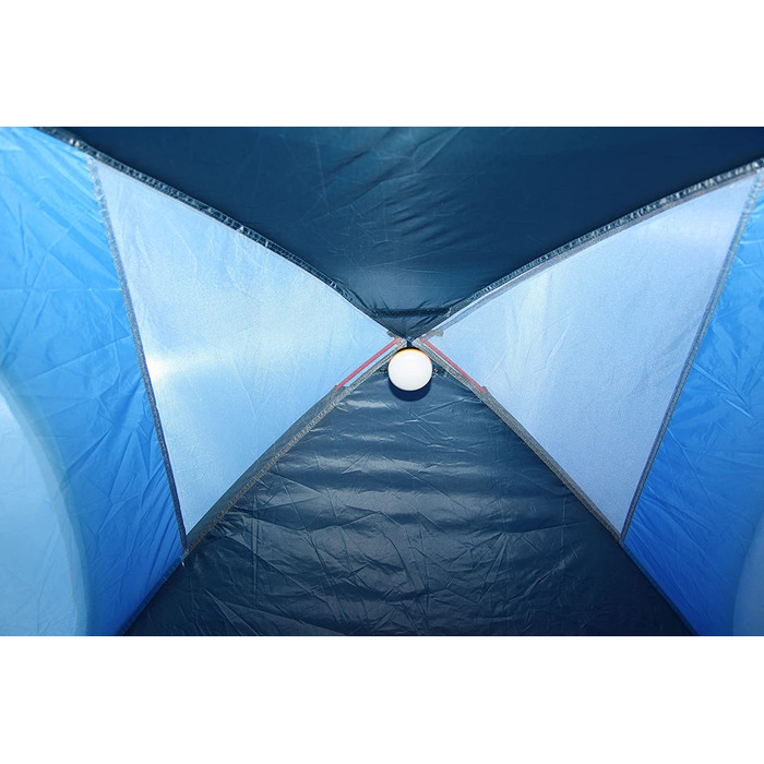 Намет для кемпінгу High Peak Kuppelzelt Monodome XL на 4 особи, синій/сірий, з водонепроникним дном