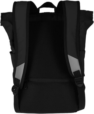 Рюкзак TRAVELITE Rolltop водонепроникний, велосипедний, міський, з ролтоп-застібкою та відбивачами, BASICS, 48 см, 19 л, чорний