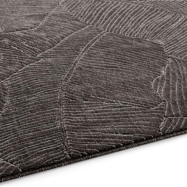 Килимок для ванної кімнати Taracarpet з антиковзаючим покриттям, 80x150 см, зелений з листям