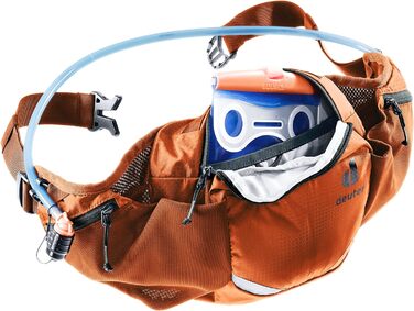 Велосипедна поясна сумка Deuter Pulse 3, 3 л, каштаново-бірюзова