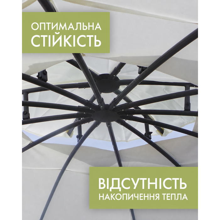 Розкішний садовий павільйон Swing & Harmonie з LED підсвічуванням, водовідштовхувальний, міцний тент для вечірок, антрацит
