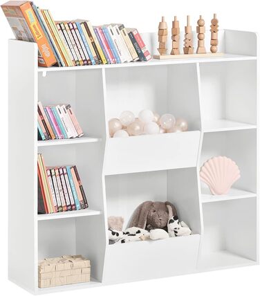 Полиця для книг SoBuy Montessori для дітей, зелена, 80x104x34 см (KMB55-K-GR)