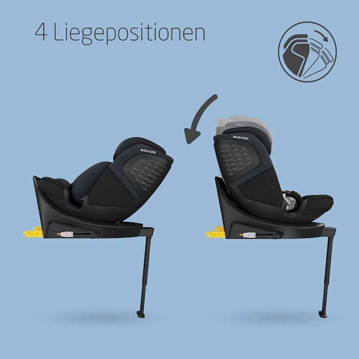 Дитяче автокрісло Maxi-Cosi Emerald 360 S i-Size (40–150 см), ISOFIX, Tonal Black