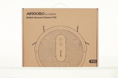 Робот-пилосос AIRROBO P20 з Wi-Fi, 2800 Па, для килимів, шерсті тварин та твердих підлог, автономна зарядка, 120 хв роботи