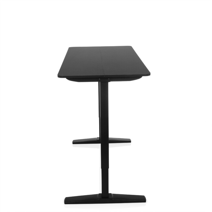 Письмовий стіл STAND CARBON 120 x 60 електричний регульований по висоті чорний hjh OFFICE